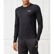 Koszulki męskie - EA7 Longsleeve | Regular Fit - miniaturka - grafika 1
