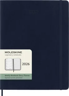 MOLESKINE kalendarz 2026 GRANATOWY EXTRA LARGE WEEKLY SOFT TYGODNIOWY (19x25) - Kalendarze - miniaturka - grafika 1