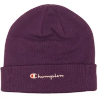 Czapki męskie - Czapka zimowa Champion Beanie Cap 806064 fioletowy - miniaturka - grafika 1