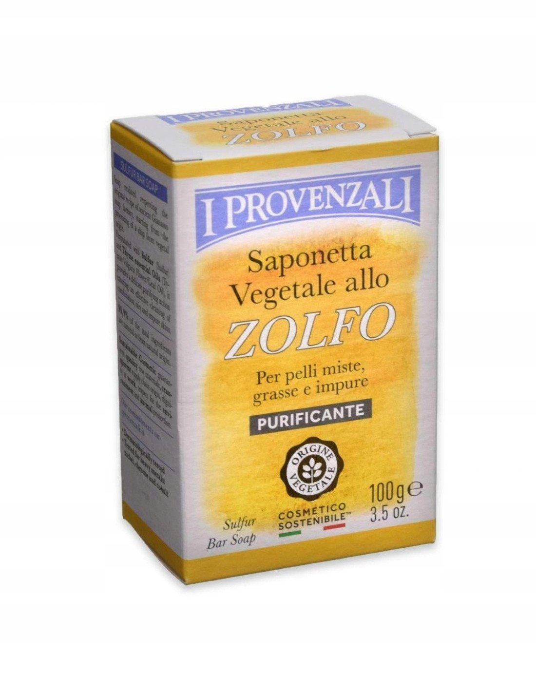 Muilo gabalėlis su siera riebiai odai I Provenzali, 100 g