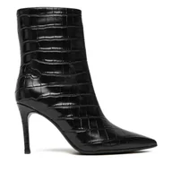 Botki damskie - Botki Eva Minge EO-DEMI-GLC6303-6-320 Czarny - miniaturka - grafika 1