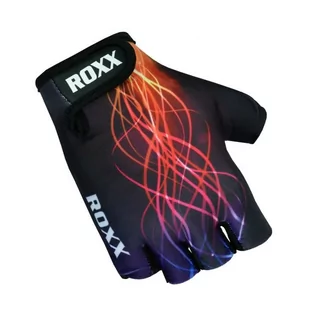 Rękawiczki rowerowe - Rękawiczki rowerowe Roxx Cycling Gloves Gel Padded | CZARNO-WIELOKOLOR XL - grafika 1