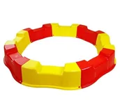 Place zabaw - Piaskownica składana modułowa Zółto-Czerwona 160cm - miniaturka - grafika 1