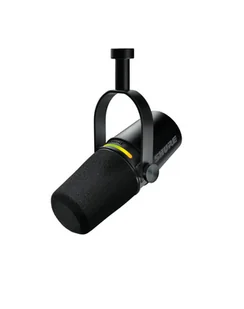 Shure MV7+-K - Mikrofon lektorski/wokalny ze złączem XLR/USB-C Czarny - Mikrofony komputerowe - miniaturka - grafika 1