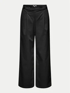 ONLY Spodnie materiałowe Stella 15338662 Czarny Wide Leg - Spodnie sportowe damskie - miniaturka - grafika 1
