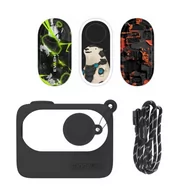 Akcesoria i części modelarskie - Zabezpieczające etui Sunnylife Insta360 GO 3 Czarne z naklejkami - miniaturka - grafika 1