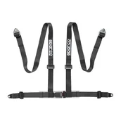 Pasy bezpieczeństwa - Sparco Pasy bezpieczeństwa 4 - punktowe 2" ECE, ze śrubami zwykłymi, czarne 04604BV1NR - miniaturka - grafika 1