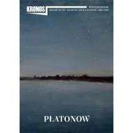 Czasopisma - Kronos 1/2022 Płatonow - miniaturka - grafika 1