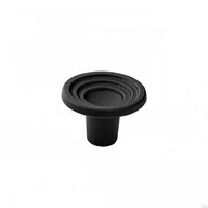 Klamki - Gałka meblowa Fleur Żeliwna Czarna - miniaturka - grafika 1