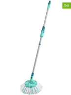 Pozostałe akcesoria kuchenne - Leifheit Głowice wymienne (4 szt.) "Clean Twist Disc Mop micro duo" w kolorze turkusowym - miniaturka - grafika 1