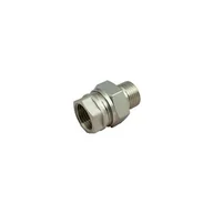 Akcesoria hydrauliczne - Złączka grzejnikowa prosta śrubunek 1/2'' A15 niklowa - miniaturka - grafika 1