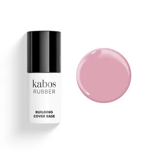 Kabos Rubber Building Cover Base kauczukowa baza budująca Dark Blush 8ml - Lakiery do paznokci - miniaturka - grafika 1