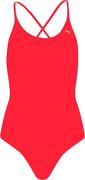 Stroje kąpielowe - Kostium kąpielowy damski Puma Swim V-Neck czerwony-L - miniaturka - grafika 1