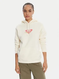 Roxy Bluza Surf Stoked Crew Brushed Vint ERJFT05018 Écru Regular Fit - Bluzy damskie - miniaturka - grafika 1