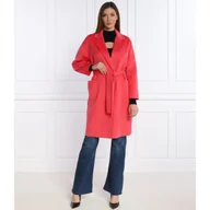 Płaszcze damskie - Patrizia Pepe Wełniany płaszcz - miniaturka - grafika 1