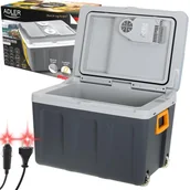 Lodówki turystyczne - Lodówka turystyczna 40L samochodowa przenośna grzanie Adler - miniaturka - grafika 1