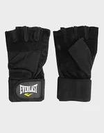 Rękawice do ćwiczeń - Everlast skórzane rękawiczki do ćwiczeń rozmiar M black - miniaturka - grafika 1