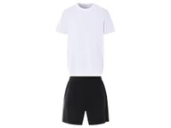 Piżamy męskie - LIVERGY® Piżama męska z bawełną (Biały/ czarny, S (44/46)) - miniaturka - grafika 1