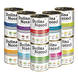 Dolina Noteci PREMIUM MIX Smaków 10 x 800g - Mokra karma dla psów - miniaturka - grafika 1