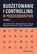 Powieści - CeDeWu Budżetowanie i controlling w przedsiębiorstwie Surmacz Anna Owidia, Brojak-Trzaskowska Małgorzata, Porada-Rochoń Małgorzata - miniaturka - grafika 1