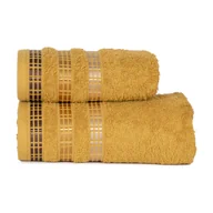 Ręczniki - LUXURY Ręcznik, 70x140cm, kolor złoty miodowy LUXURY - miniaturka - grafika 1