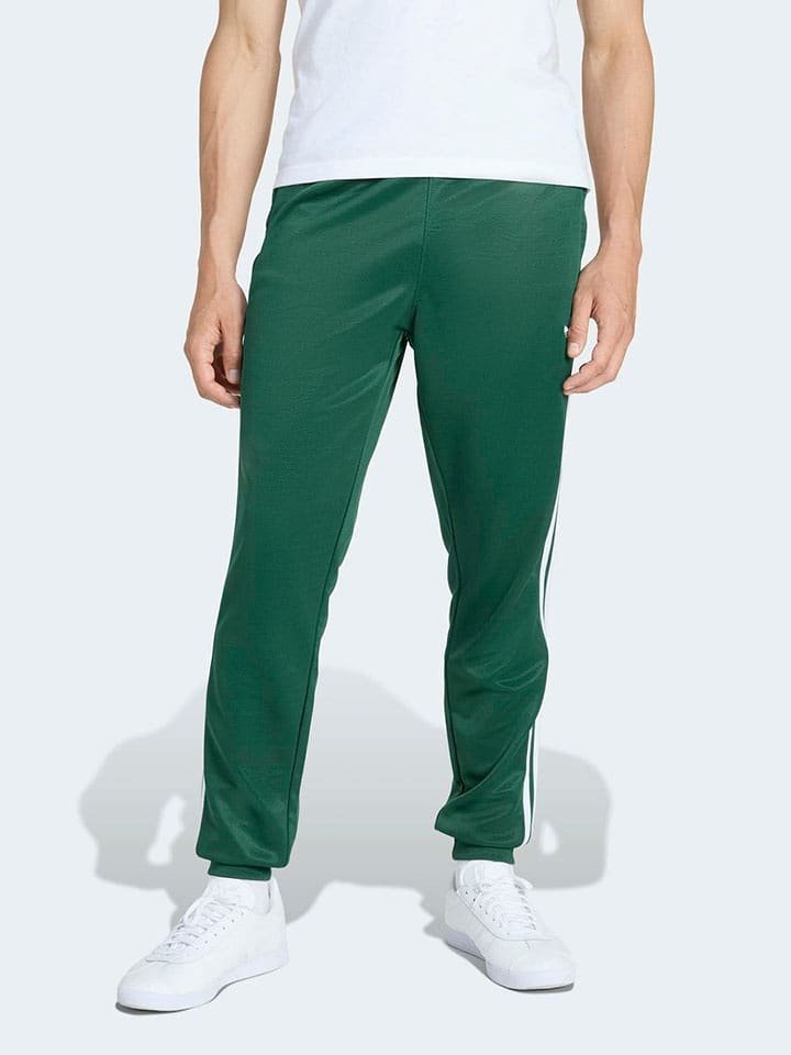 adidas Spodnie dresowe w kolorze zielonym