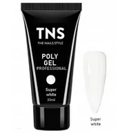 Żele do paznokci - Tns Flexy Gel Polygel Akrylożel Super White 30ml - miniaturka - grafika 1