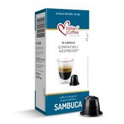 Kawa w kapsułkach i saszetkach - Italian Coffee Sambuca kapsułki do Nespresso - 10 kapsułek - miniaturka - grafika 1