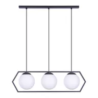 Lampy sufitowe - Kaja ALFRED OLSZEWSKI Lampa wisząca typu listwa z kloszami do jadalni K-4788 z serii FAVO - miniaturka - grafika 1