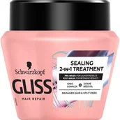 Maski do włosów - Gliss Kur Split Ends Miracle Sealing 2in1 Treatment maska spajająca do włosów zniszczonych z rozdwojonymi końcówkami 300ml - miniaturka - grafika 1