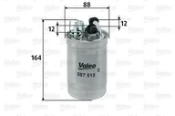 Filtry paliwa - Filtr paliwa VALEO 587515 WK8231 587515 - miniaturka - grafika 1