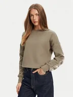 Bluzy damskie - Guess Bluza V3BQ16 KB3P2 Brązowy Regular Fit - miniaturka - grafika 1