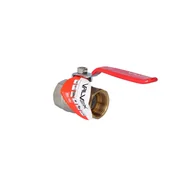 Zawory i kraniki - Zawór kulowy niklowany z dławikiem z dźwignią stalową (DSt) (wersja N-N) ONYX 1" - miniaturka - grafika 1