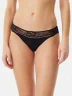 Majtki damskie - Selmark Figi klasyczne 31207 Czarny - miniaturka - grafika 1