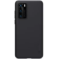 Etui i futerały do telefonów - Nillkin Super Frosted Shield - Etui Huawei P40 (Black) - miniaturka - grafika 1