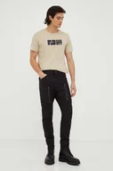 Spodnie męskie - G-Star Raw spodnie męskie kolor czarny proste - miniaturka - grafika 1