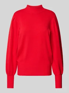 Sweter z dzianiny ze stójką model ‘FONNY’ - Swetry damskie - miniaturka - grafika 1