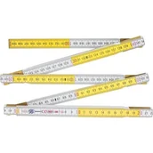 Poziomice, łaty, miary - Proline Miara Drewniana Składana 2 m 13013 - miniaturka - grafika 1