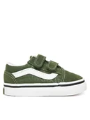 Buty dla chłopców - Vans Tenisówki Old Skool V VN000EE1Z3R1 Khaki - miniaturka - grafika 1