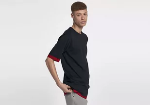 Nike Air Jordan Sportswear Tech Short-Sleeve Top Black - Koszulki męskie - miniaturka - grafika 1