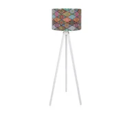 Lampy stojące - Lampa podłogowa AYD 1xE27/60W/230V multicolored/biały - miniaturka - grafika 1