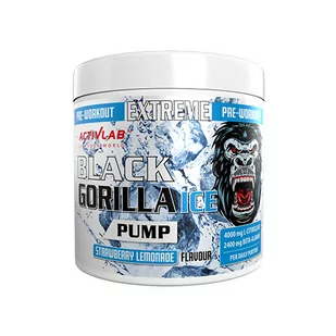 ACTIVLAB Black Gorilla Ice Pump - 300g - Strawberry Lemonade - Aminokwasy - miniaturka - grafika 1