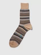 Skarpetki męskie - Skarpety ze wzorem w paski model ‘MICROBLOCK SOCK’ - miniaturka - grafika 1