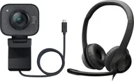 Kamery internetowe - Kamera internetowa Logitech StreamCam 960-001281 + H390 981-000406 - miniaturka - grafika 1