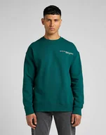 Bluzy męskie - Męska bluza nierozpinana Lee LOGO LOOSE SWS XXL - miniaturka - grafika 1