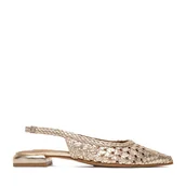 Baleriny - Baleriny MEXX EO-WI40-11268-01 Złoty - miniaturka - grafika 1