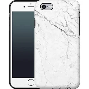 Premium etui na telefon komórkowy White Marble Apple iPhone 6 - Etui i futerały do telefonów - miniaturka - grafika 1