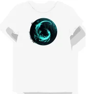 Koszulki i topy damskie - Koszulka damska biała z nadrukiem turkusowej krewetki S - miniaturka - grafika 1