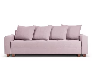 Sofa trzyosobowa KONSIMO Revo, różowy, 226x97x97 cm - Sofy i kanapy - miniaturka - grafika 1