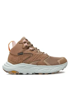 Hoka Trekkingi Anacapa 2 Mid GTX GORE-TEX 1142831 Brązowy - Buty trekkingowe damskie - miniaturka - grafika 1